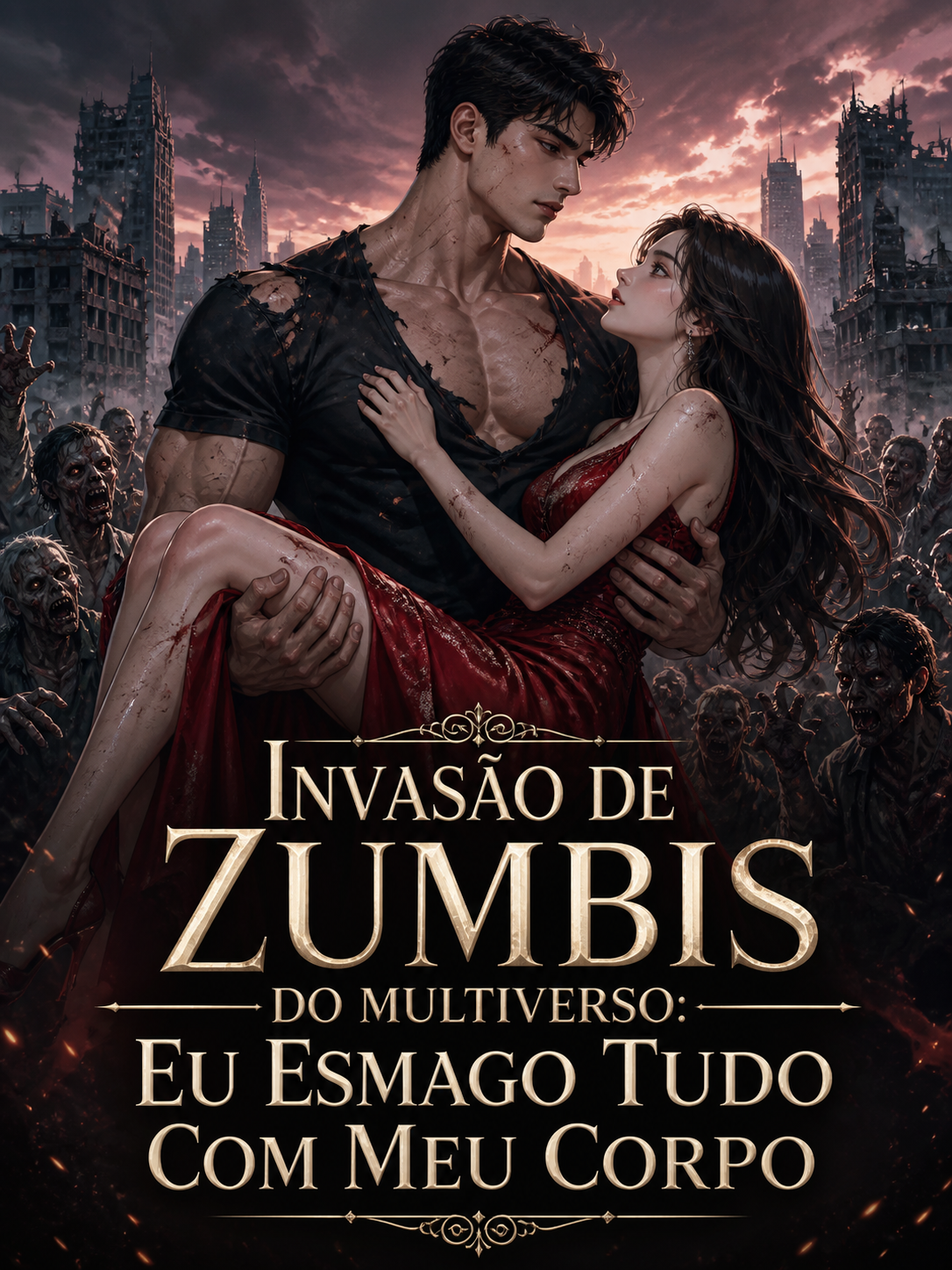 Invasão de Zumbis do Multiverso: Eu Esmago Tudo com Meu Corpo